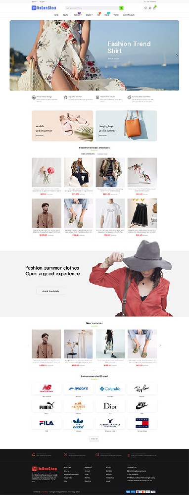 Fashion 服装服饰主题模板